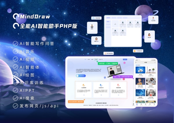 MindDraw - 智能AI助手 [PHP源码版]
